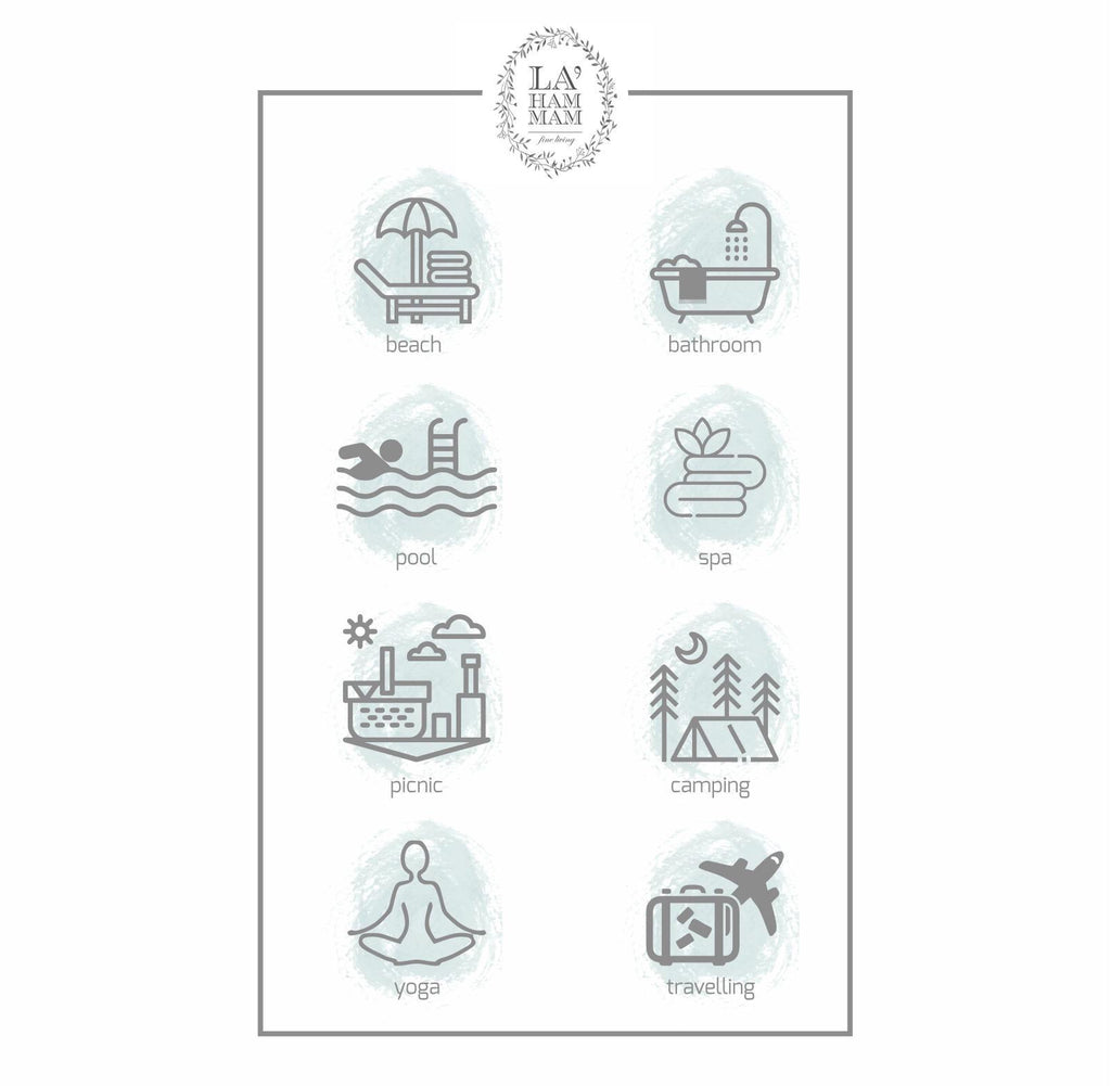 Hammam Peshtemal Pure Cotton Beach Towel